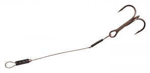 SPRO Heavy Duty 7x7 Stinger vyrobený z camo hnědého a nezničitelného 40lbs American Fishing Wire lanka. 7x7 (49 pramenů) lanko z nerez oceli je extra hladké.